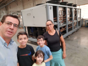 vida de engenheiro visita familia fabrica